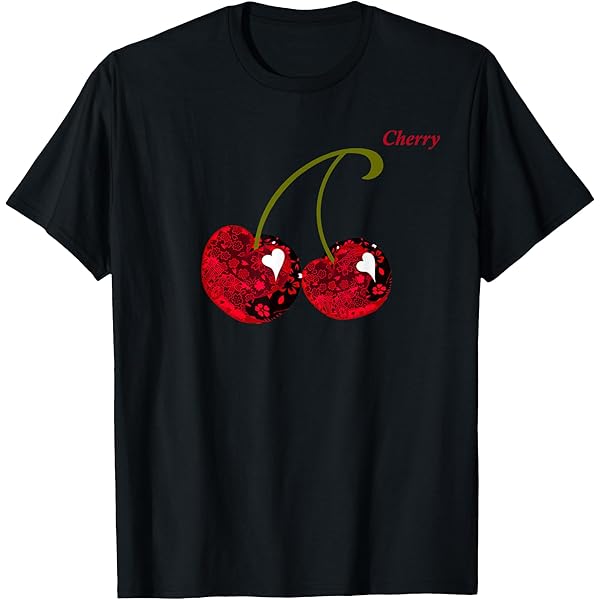 題名『Cherry』 Amazon.com: Red Cherry Cherries Cherry T-Shirt : Clothing